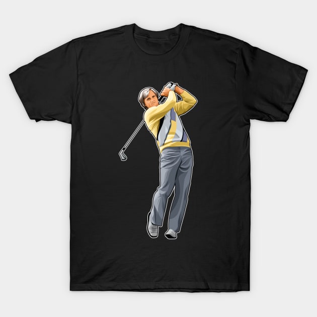 Greg Norman Master Golf Legend T-Shirt by RunAndGow